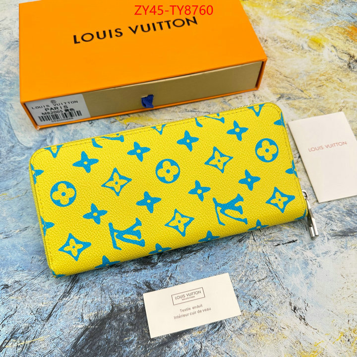 LV Bags(4A)-Wallet the best quality replica ID: TY8760 $: 45USD