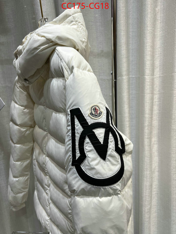Down jacket Men-Moncler mirror copy luxury ID: CG18 $: 175USD