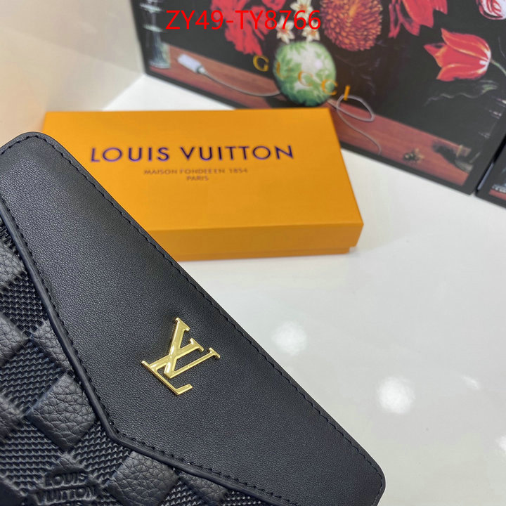 LV Bags(4A)-Wallet aaaaa class replica ID: TY8766 $: 49USD