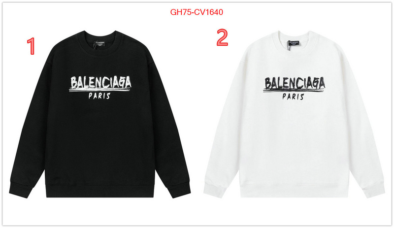 Clothing-Balenciaga high quality perfect ID: CV1640 $: 75USD