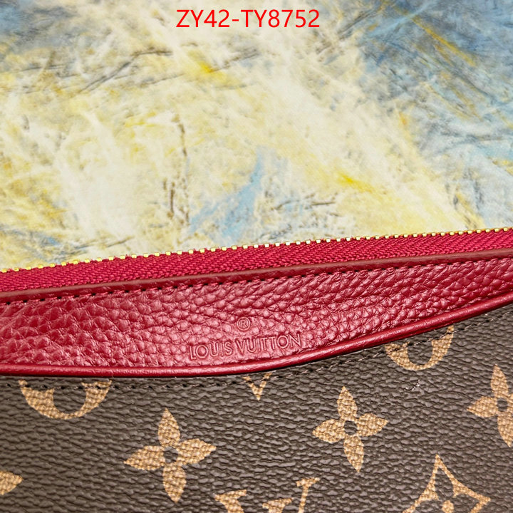 LV Bags(4A)-Wallet wholesale designer shop ID: TY8752 $: 42USD