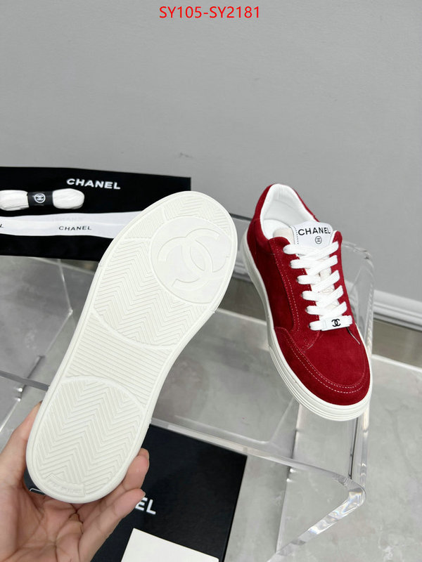 Women Shoes-Chanel counter quality ID: SY2181 $: 105USD