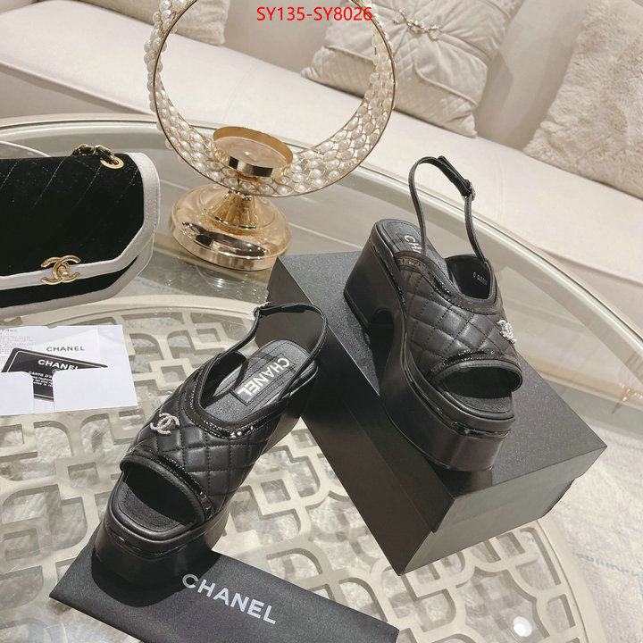 Women Shoes-Chanel perfect replica ID: SY8026 $: 135USD