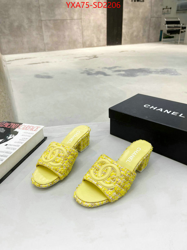 Women Shoes-Chanel best replica new style ID: SD2206 $: 75USD