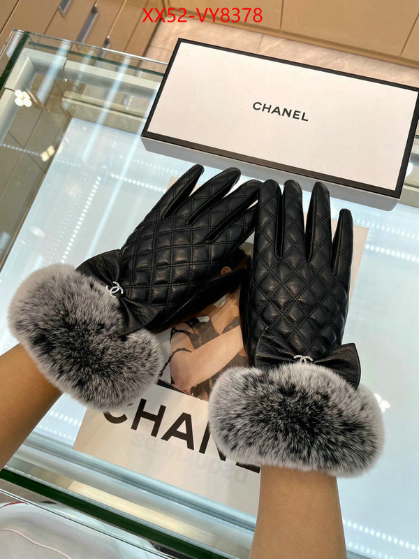 Gloves-Chanel online store ID: VY8378 $: 52USD