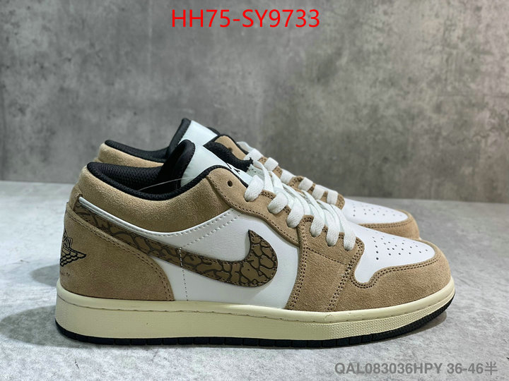 Men Shoes-Nike mirror copy luxury ID: SY9733 $: 75USD