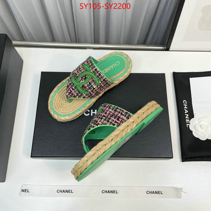 Women Shoes-Chanel aaaaa+ replica ID: SY2200 $: 105USD