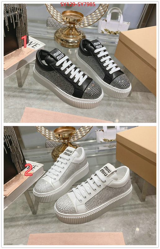 Women Shoes-Miu Miu aaaaa quality replica ID: SY7985 $: 129USD