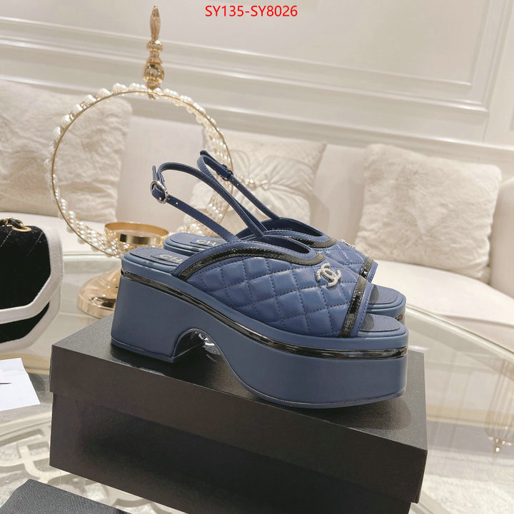 Women Shoes-Chanel perfect replica ID: SY8026 $: 135USD