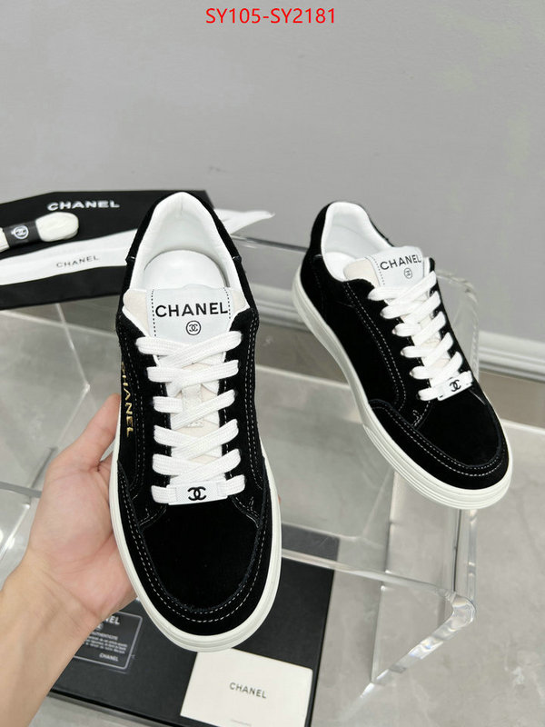 Women Shoes-Chanel counter quality ID: SY2181 $: 105USD