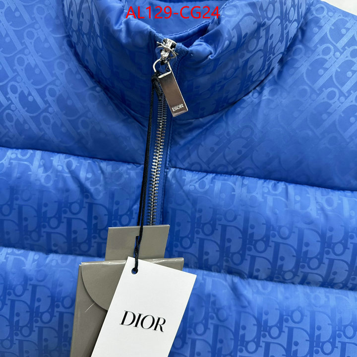 Down jacketMen-Dior replcia cheap ID: CG24 $: 129USD