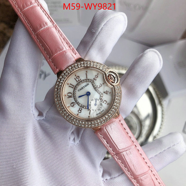 Watch(4A)-Cartier where can i find ID: WY9821 $: 59USD