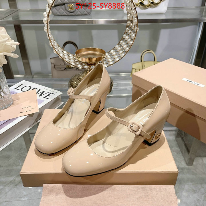 Women Shoes-Miu Miu what are the best replica ID: SY8888 $: 125USD