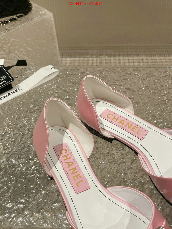 Women Shoes-Chanel shop the best high authentic quality replica ID: SY5071 $: 115USD