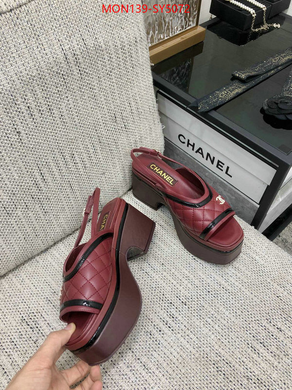 Women Shoes-Chanel best replica quality ID: SY5072 $: 139USD