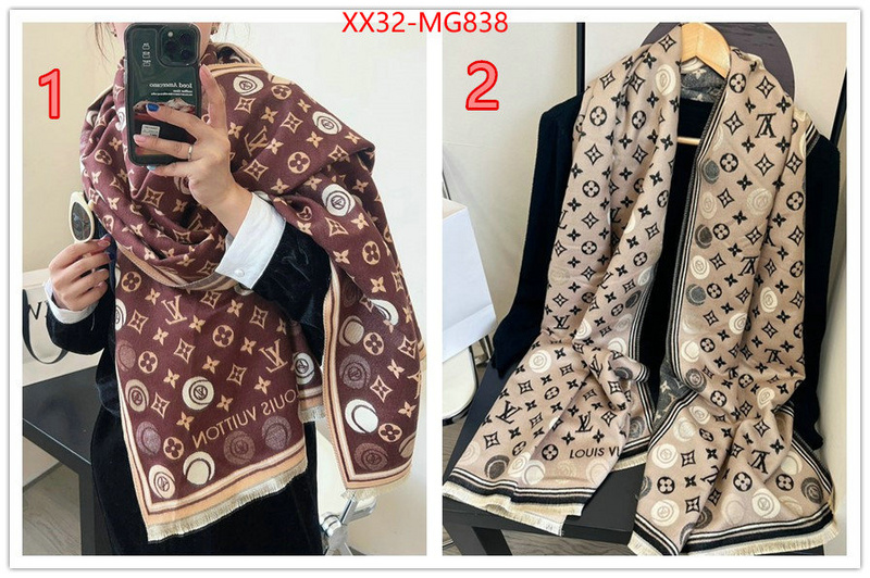 Scarf-LV fashion designer ID: MG838 $: 32USD