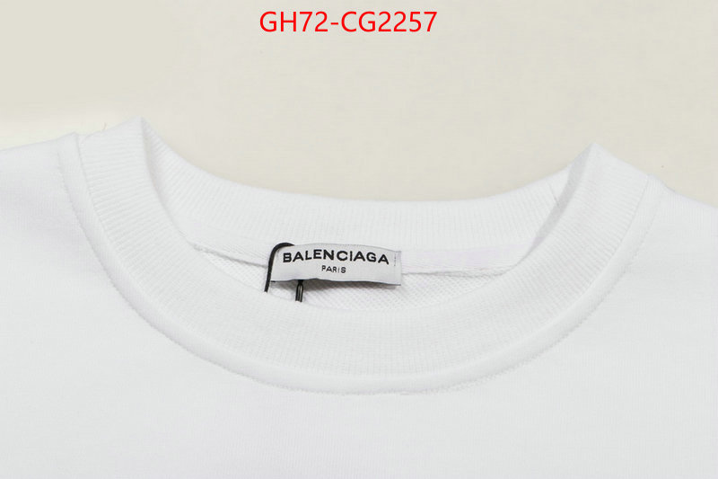 Clothing-Balenciaga china sale ID: CG2257 $: 72USD