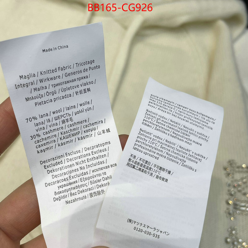 Clothing-MaxMara buying replica ID: CG926 $: 165USD