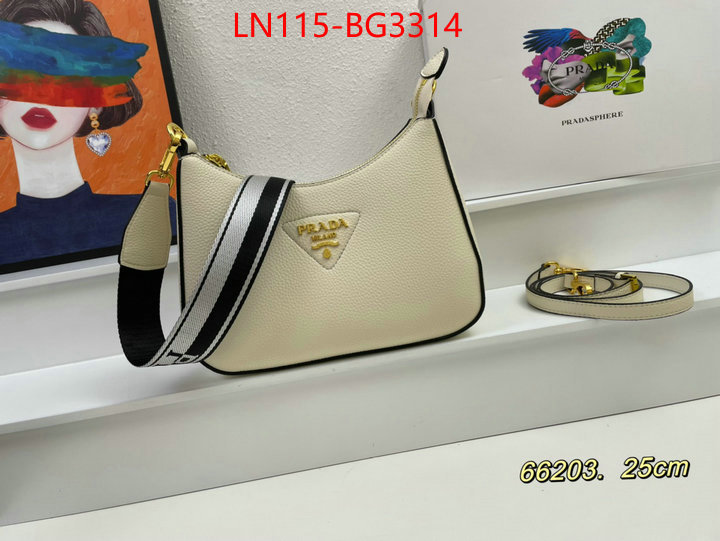 Prada Bags (4A)-Diagonal- new ID: BG3314 $: 115USD