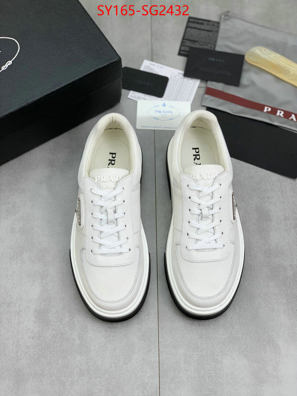 Men shoes-Prada 1:1 replica wholesale ID: SG2432 $: 165USD