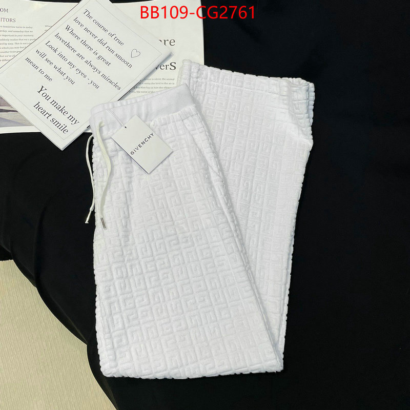 Clothing-Givenchy where to buy fakes ID: CG2761 $: 109USD