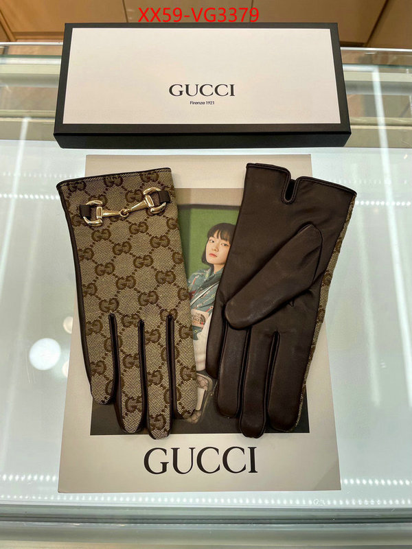 Gloves-Gucci brand designer replica ID: VG3379 $: 59USD