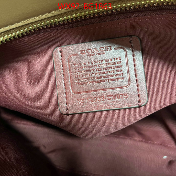 Coach Bags(4A)-Handbag- buy sell ID: BG1863 $: 92USD