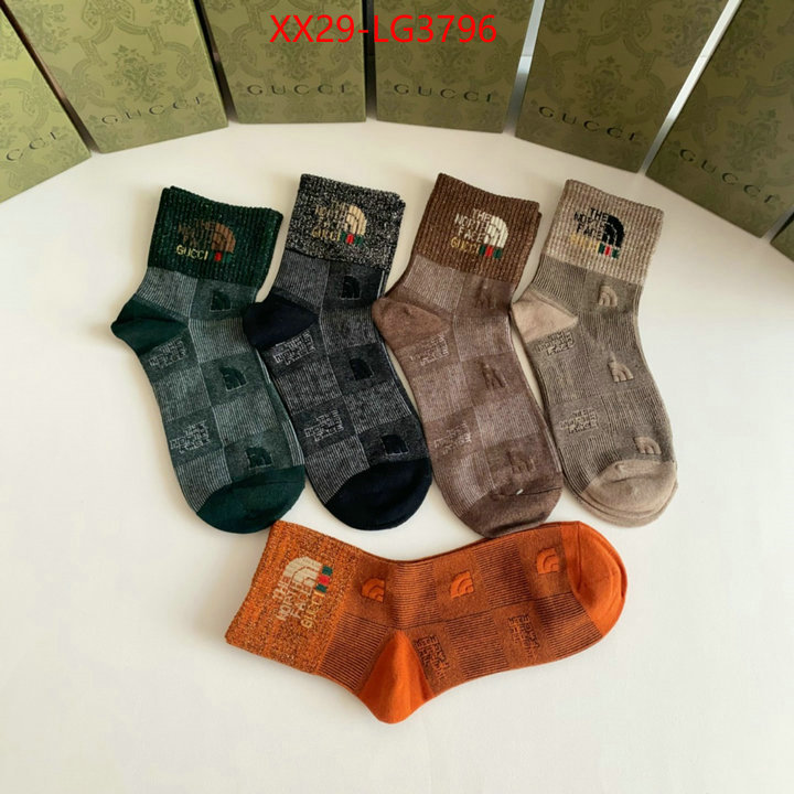 Sock-Gucci fake ID: LG3796 $: 29USD