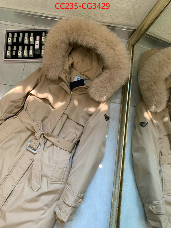 Down jacket Women-Prada replica 1:1 ID: CG3429 $: 235USD