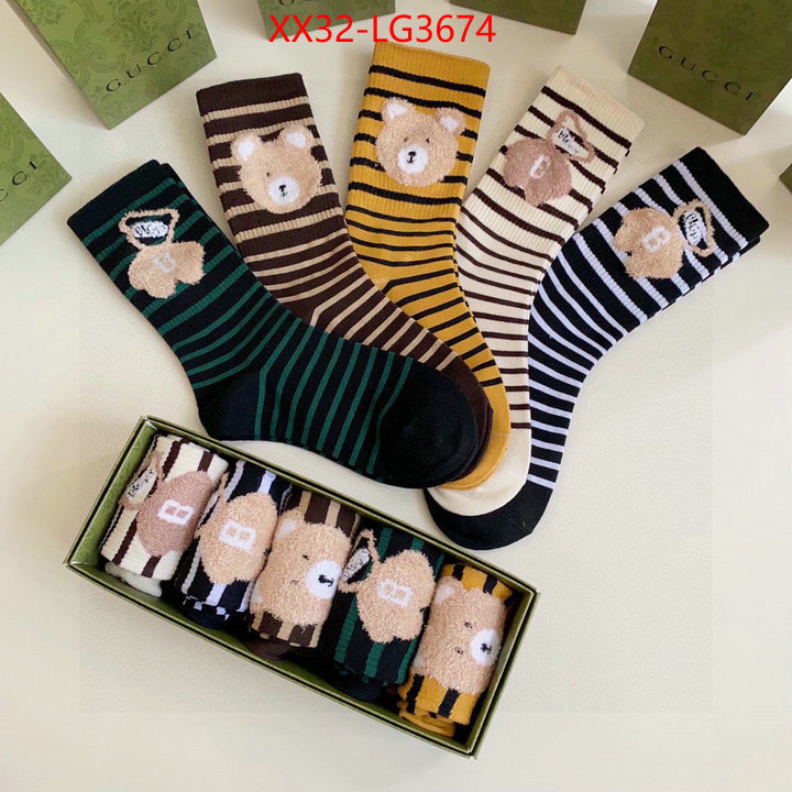 Sock-Gucci online from china ID: LG3674 $: 32USD