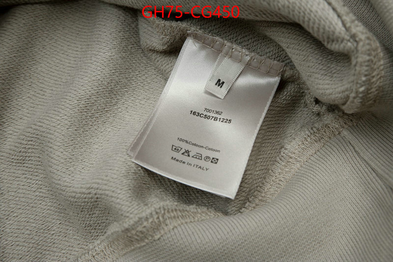 Clothing-Dior replica sale online ID: CG450 $: 75USD