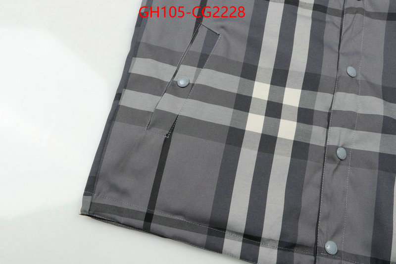 Clothing-Burberry best replica quality ID: CG2228 $: 105USD