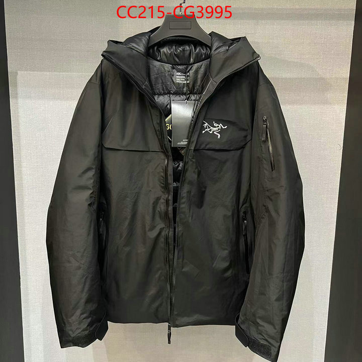 Down jacket Men-Arcteryx designer replica ID: CG3995 $: 215USD