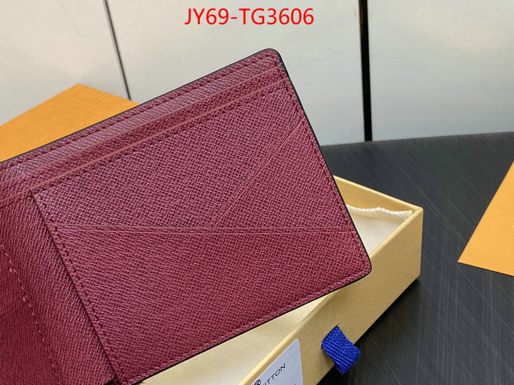 LV Bags(TOP)-Wallet knockoff highest quality ID: TG3606 $: 69USD