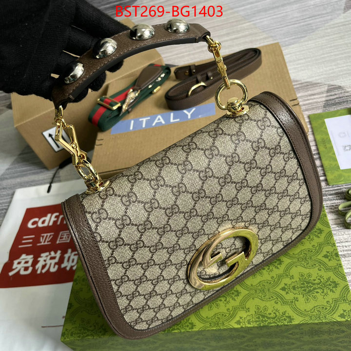 Gucci Bags(TOP)-Diagonal- top quality website ID: BG1403 $: 269USD