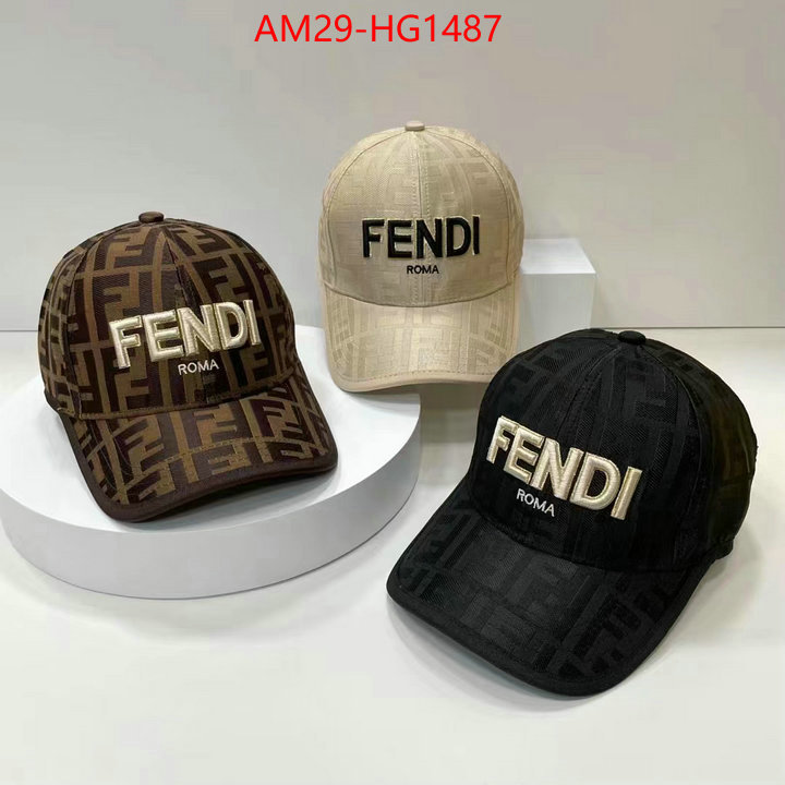 Cap(Hat)-Fendi 2023 luxury replicas ID: HG1487 $: 29USD