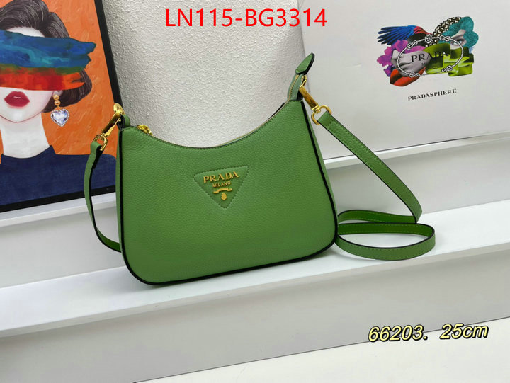 Prada Bags (4A)-Diagonal- new ID: BG3314 $: 115USD