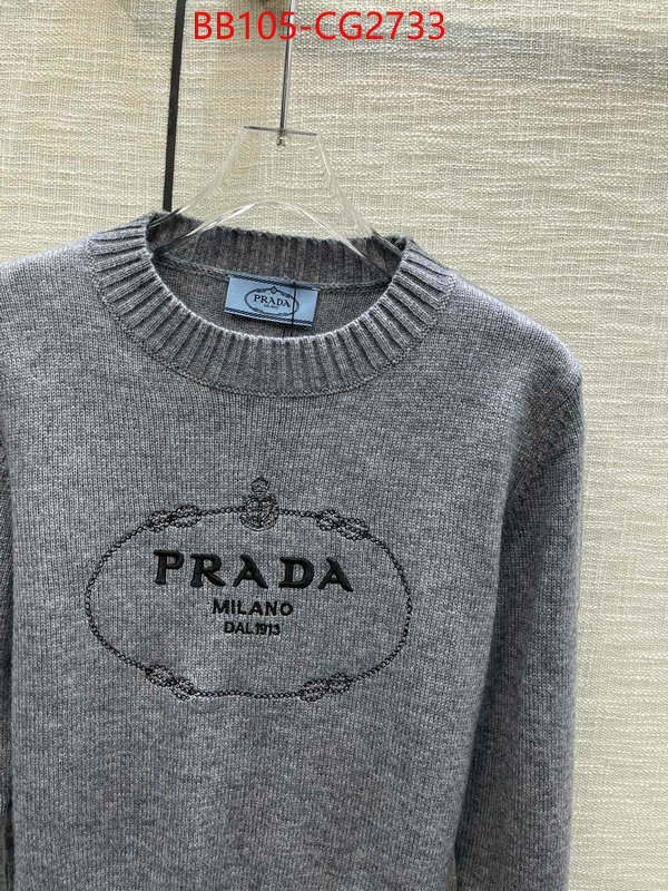 Clothing-Prada replica 2023 perfect luxury ID: CG2733 $: 105USD