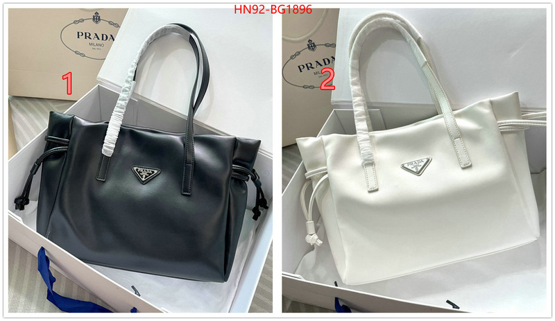 Prada Bags (4A)-Handbag- 2023 replica wholesale cheap sales online ID: BG1896 $: 92USD