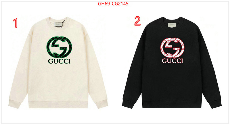 Clothing-Gucci sellers online ID: CG2145 $: 69USD