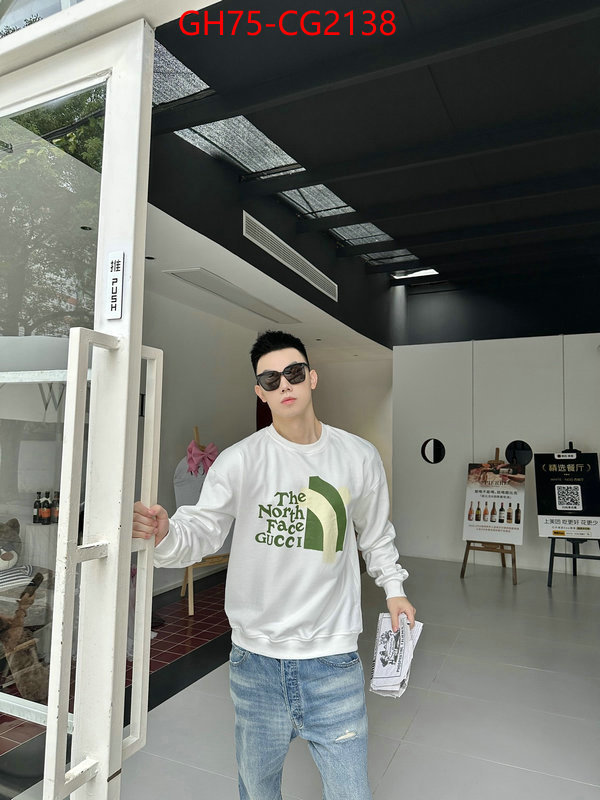 Clothing-Gucci where should i buy replica ID: CG2138 $: 75USD