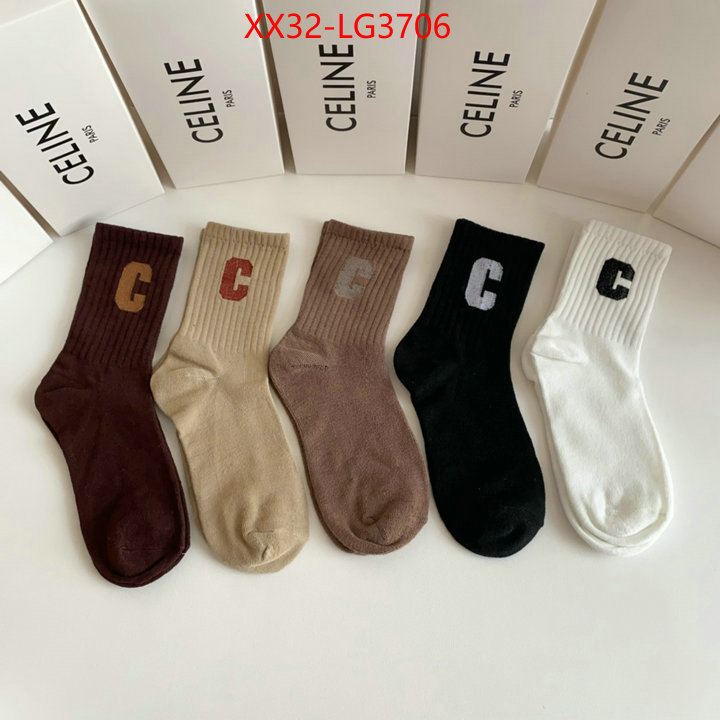 Sock-CELINE replcia cheap ID: LG3706 $: 32USD