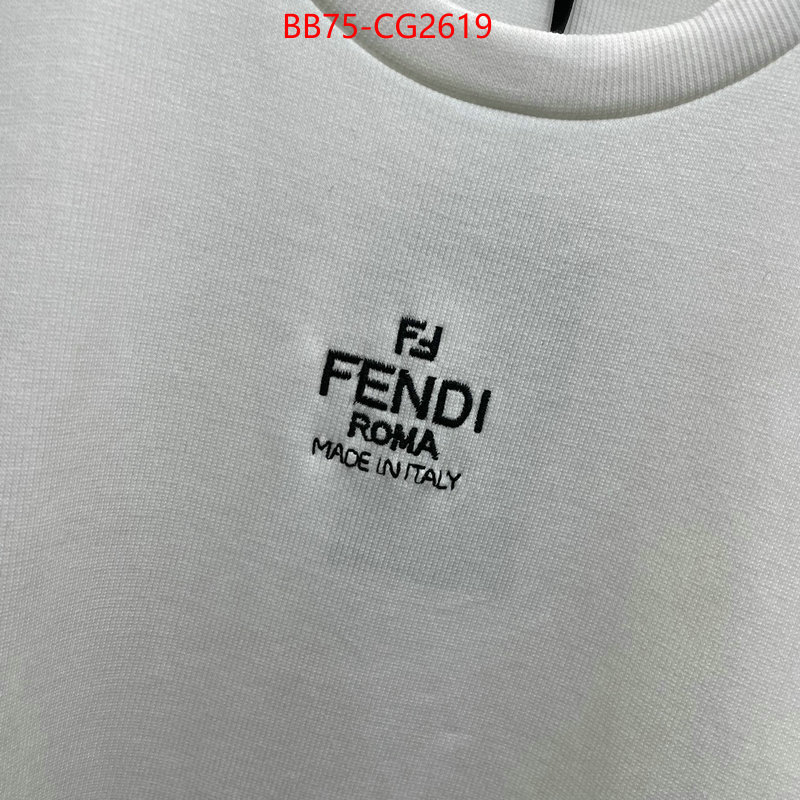 Clothing-Fendi sell high quality ID: CG2619 $: 75USD