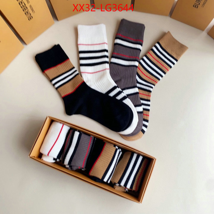 Sock-Burberry buy cheap replica ID: LG3644 $: 32USD