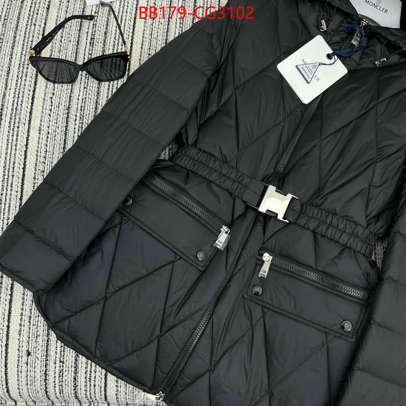 Down jacket Men-Moncler buy aaaaa cheap ID: CG3102 $: 179USD