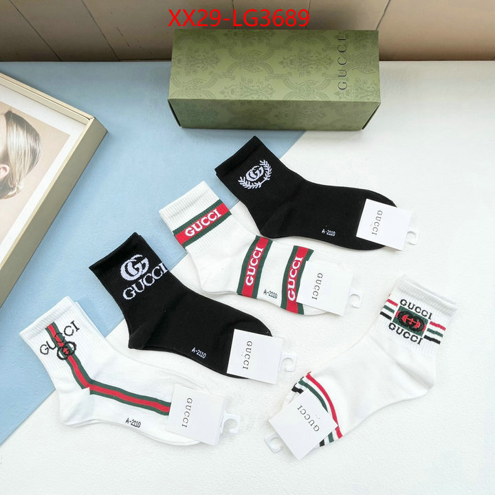 Sock-Gucci wholesale sale ID: LG3689 $: 29USD