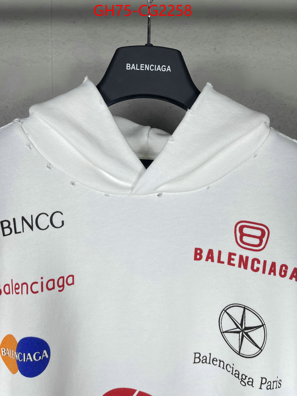 Clothing-Balenciaga aaaaa+ replica ID: CG2258 $: 75USD