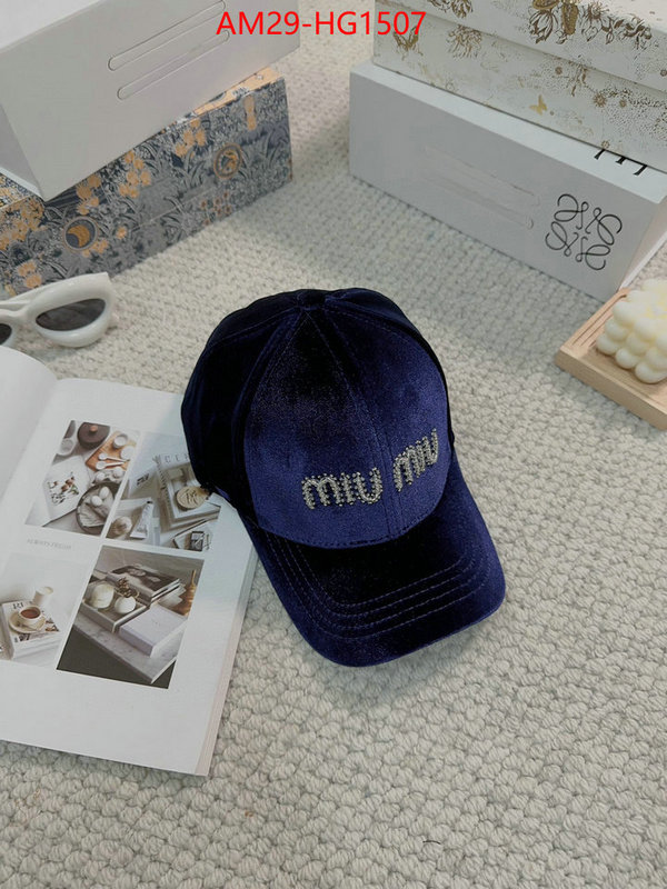 Cap(Hat)-Miu Miu quality aaaaa replica ID: HG1507 $: 29USD