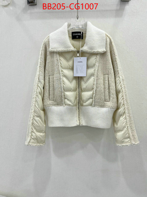 Clothing-Chanel luxury fake ID: CG1007 $: 205USD