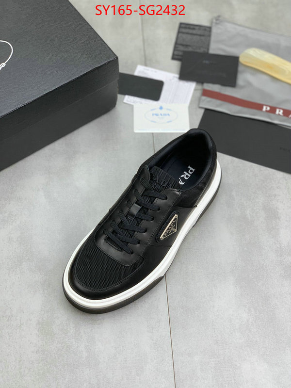 Men shoes-Prada 1:1 replica wholesale ID: SG2432 $: 165USD